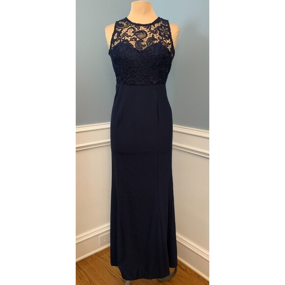 Lulus Dress Womens M Sleeveless Oak & Elm Lace Fitted Prom Evening Homecoming - Picture 1 of 10
